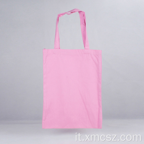 Borsa tote riutilizzabile in cotone con logo personalizzato eco